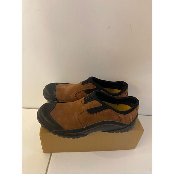 Clarks size 8 waterproof loafers brown #37713 - Picture 1 of 3